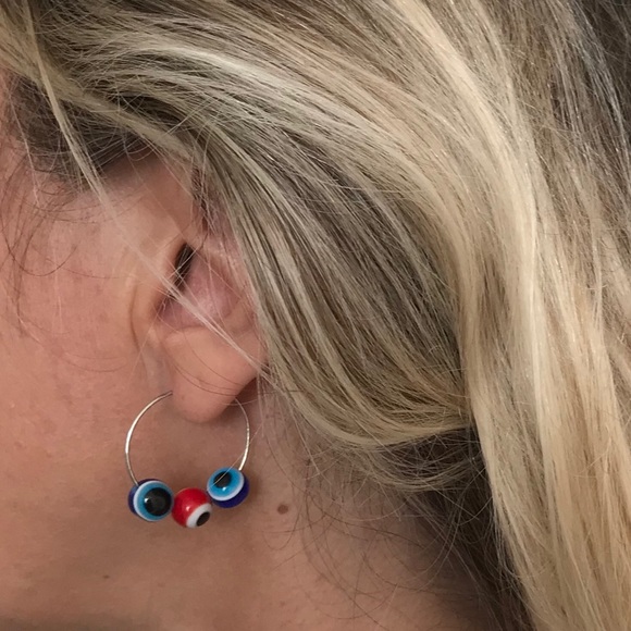 Evel Eye Earring - Picture 5 of 5